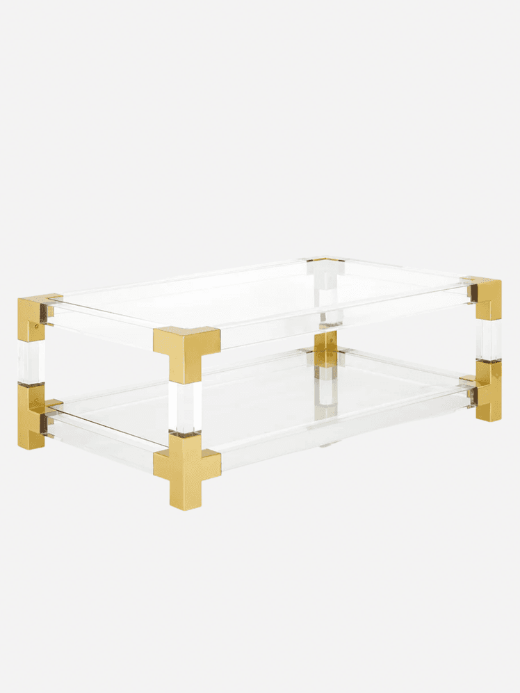 Image may contain: Coffee Table, Furniture, Table, and Shelf